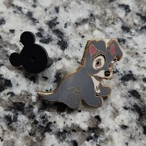 Puppy Scamp Authentic Disney Trading Pin
